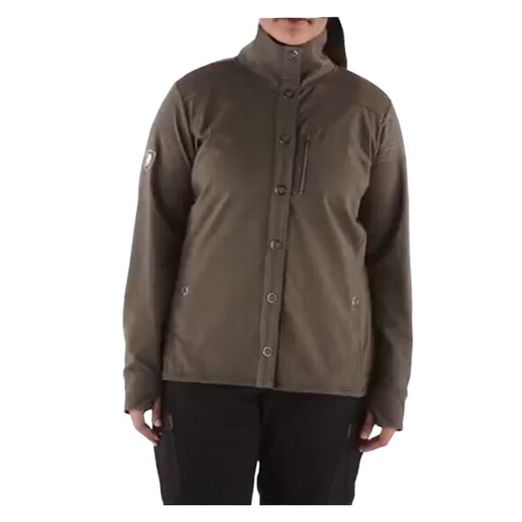 Kuhl Krush Jacket Women's XL Snap-Front Olive Green Shacket - Picture 3 of 17